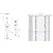 回转齿圈(使用时间2000小时以内，PC650-8/8R/E0)更新件号21M-26-11261